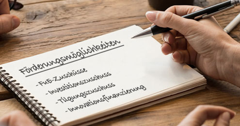 Förderungsmöglichkeiten Förderungsmöglichkeiten